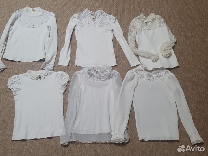 Блузки Маленькая леди 122,128,134