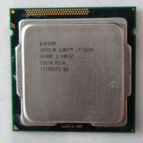 Процессор i7-2600 с башенным кулером с 3 трубками