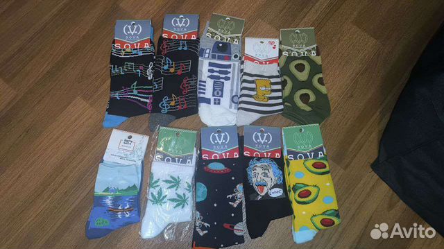 Креативные носки в ассортименте