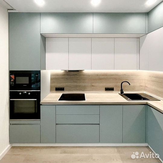 Современная кухня на заказ мдф фасады