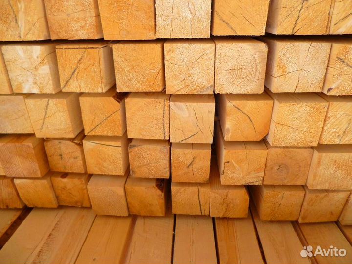 Брус камерная сушка, сосна 190х190мм, доставка