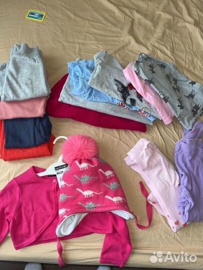 Пакет фирменных вещей 14 шт 80-92