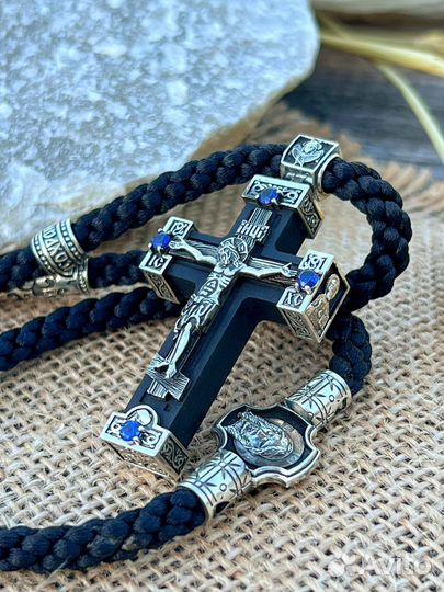 Крест серебряный