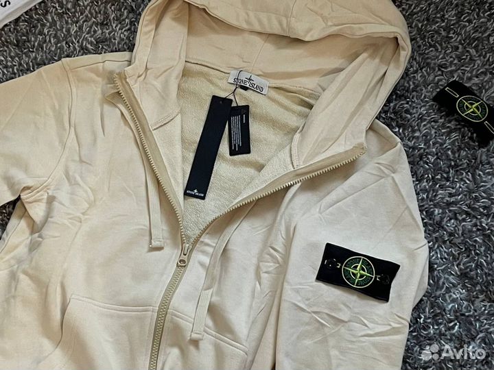 Зип худи stone island * оригинал патч