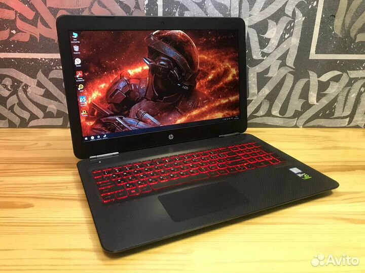 Игровой ноутбук HP GTX1050ti/i5/8Gb/Full-HD