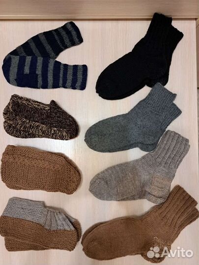 Вязаные: носки, следки, варежки