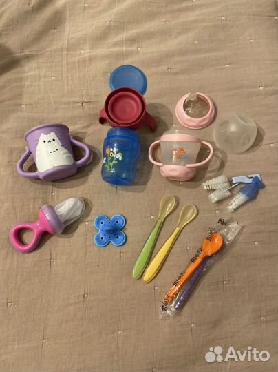 Поильник непроливайка, ниблер, ложки для прикорма