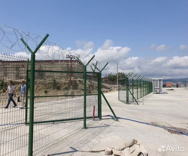 Сетка для забора 3d