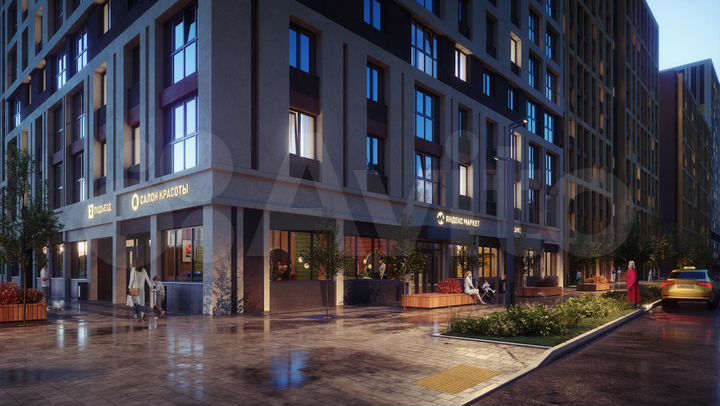 2-к. квартира, 54,8 м², 10/19 эт.