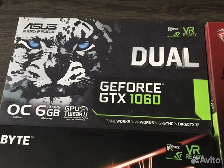 Коробки от видео карт