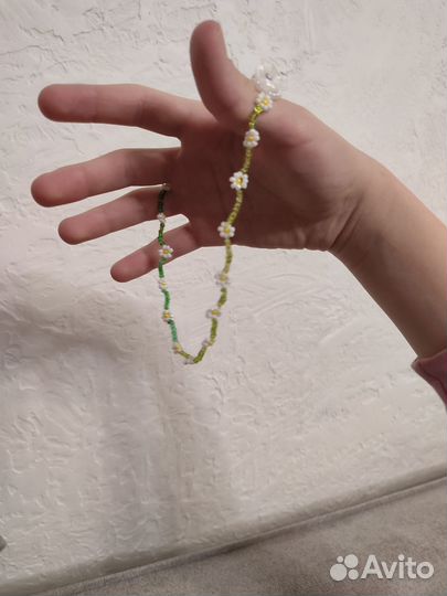 Колье из бисера