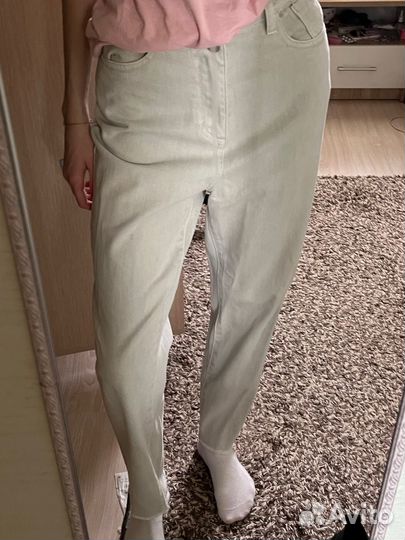 Женские джинсы светлые прямые