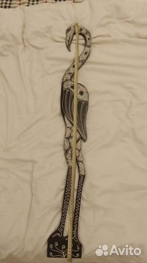 Статуэтка розовый фламинго. Фигура из Африки