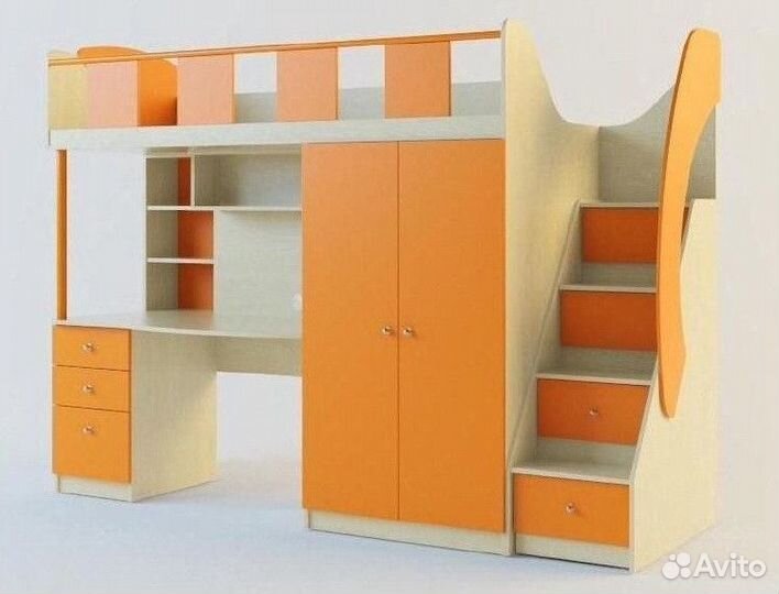 Детская кровать-чердак Пикник