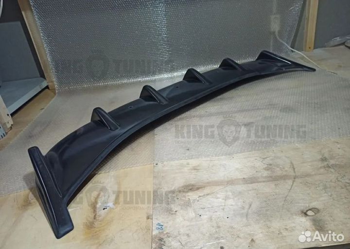 Диффузор на бампер Фольксваген Поло (под покраску)