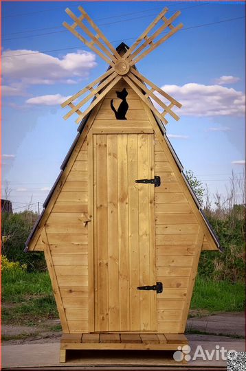 Уличный туалет с установкой