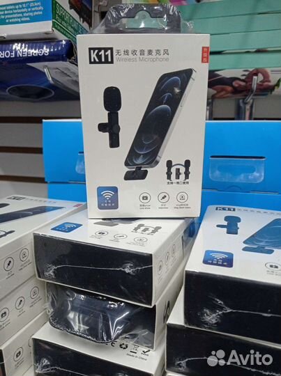 Микрофон петличка беспроводной айфон туре-с