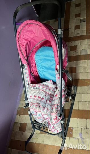 Санки коляска ника