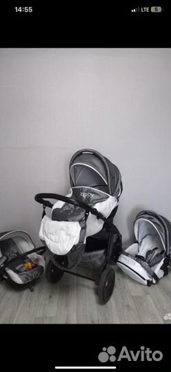 Коляска verdi zippy Графит (отл.сост)