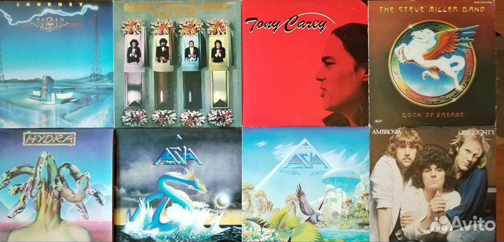 Виниловые пластинки рок исполнителей. Оригиналы