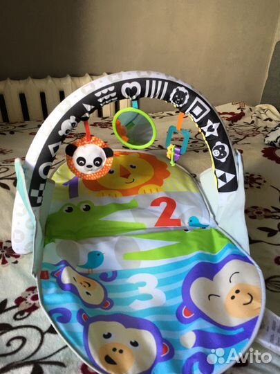 Развивающий коврик Fisher Price 2 в1
