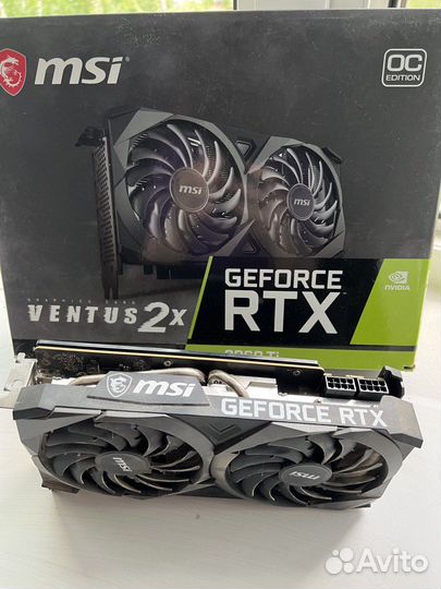 Видеокарта MSI GeForce RTX 3060 Ti ventus 2X OC