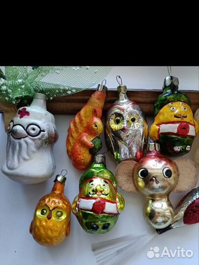 Ёлочные стеклянные игрушки