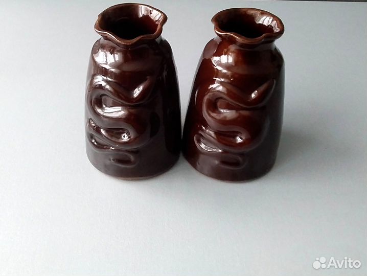 Ваза СССР стекло 