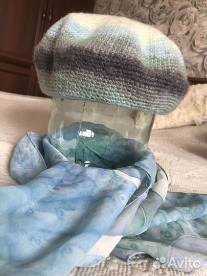 Берет вязанный