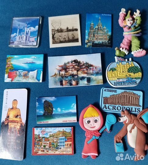 Магниты на холодильник из разных стран