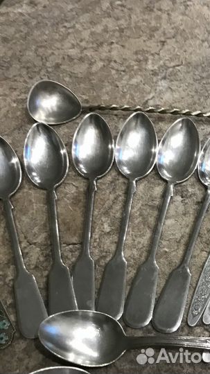 Серебряные ложки 164 гр