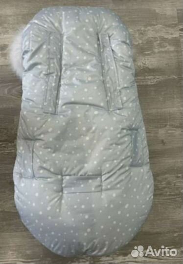 Зимний конверт кокон (на выписку)