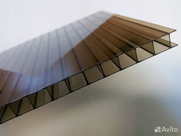 Сотовый поликарбонат бронза 6 мм