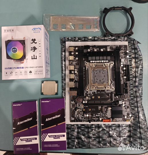 Игровой комплект ддр4 мать+проц, опера, башня