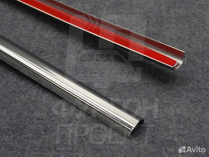 Хром Volkswagen T5 накладки на передний бампер