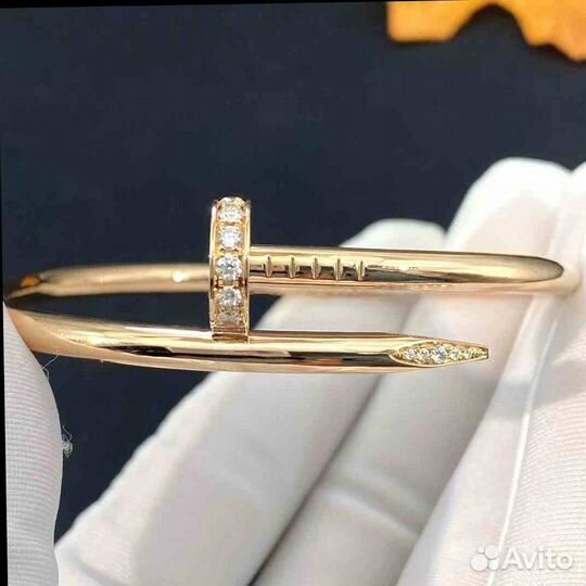 Браслет Cartier Juste un Clou Розовое золото 0,49ct