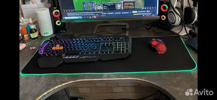 Клавиатура+ мышь + коврик (можно отдельно)