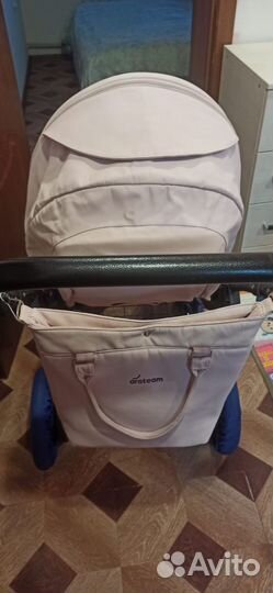 Коляска 2 в 1 эко кожа