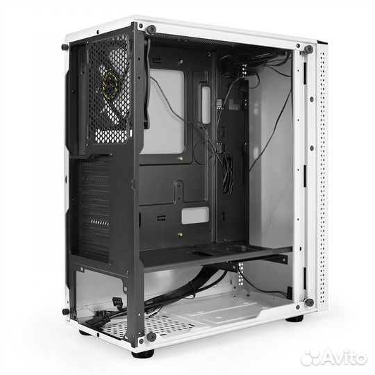 Корпус Miditower ExeGate Mistery Z4 White (ATX, бе