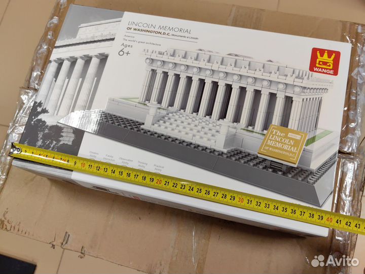 3D конструктор как Lego, Мемориал Линкольна, Wange