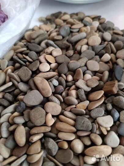 Аквариум 8л круглый + аквариумный грунт