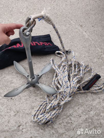 Якорь 2,5 кг в комплекте nissamaran anchor KIT