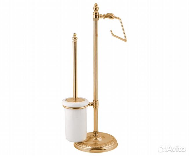 Ёршик напольный с держателем для туалетной бумаги