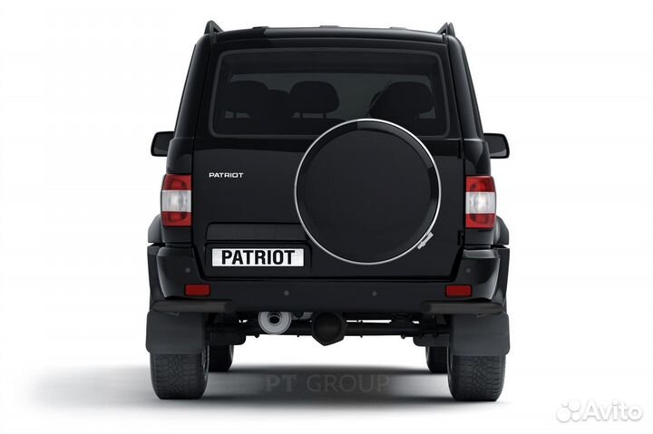 Защита заднего бампера угловая 63 мм UAZ Patriot