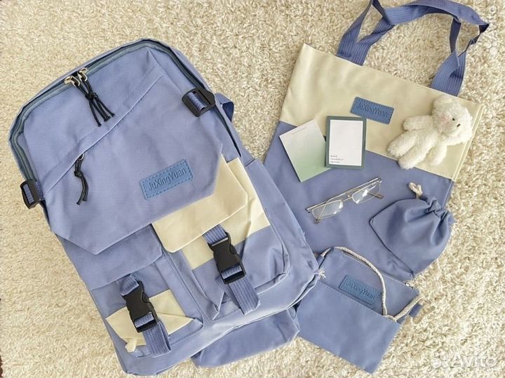 Рюкзак школьный 5 в 1 новый