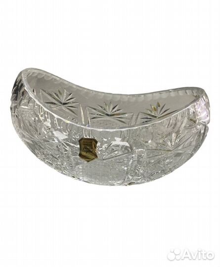 Ваза хрустальная ладья