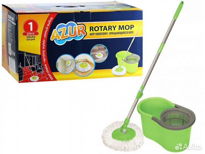 Швабра с ведром и отжимом новые