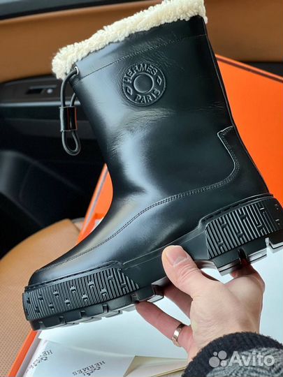 Полусапоги женские зимние Hermes