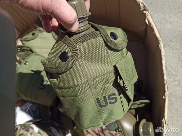 Фляжка армейская с котелком США USA