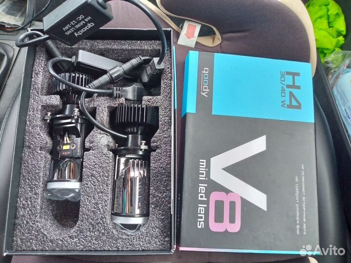 Мини лед линзы h4